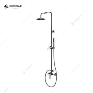 High-Pressure Large Shower Spray Bathroom Faucet Set Multi-Functional Polished Brass Single Handle Soft Bath Shower Faucets