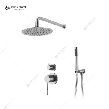 High Quality Modern Hot Selling Wall Mounted Bathroom Bath Shower Set 304 Stainless Steel Bathroom Rainfall System Set Shower