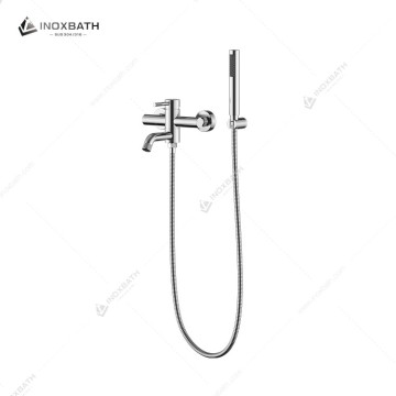 Wall-mounted Bathroom Bathtub Hand Shower Brass Home Bathroom Shower Faucet Set
