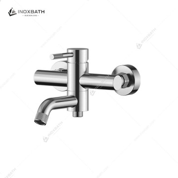 Bathroom Sink Faucet, 304 Stainless Steel Faucet, Hot And Cold Water Sink Faucet, Modern Shower Faucet