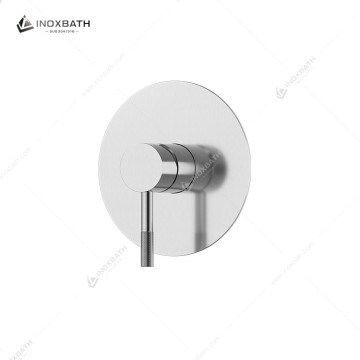 Single-handle Wall-mounted Shower Faucet, One-way Polished Chrome Plating, Easy To Install, Suitable For Bathroom Shower Faucets