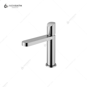 Factory Direct Sales Of 304 Stainless Steel Faucets, Hot And Cold Water Mixing Faucets, Bathroom Single-handle Short Faucets