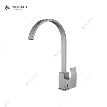 Keran Mixer Dapur Stainless Steel 304, Hitam Ki...