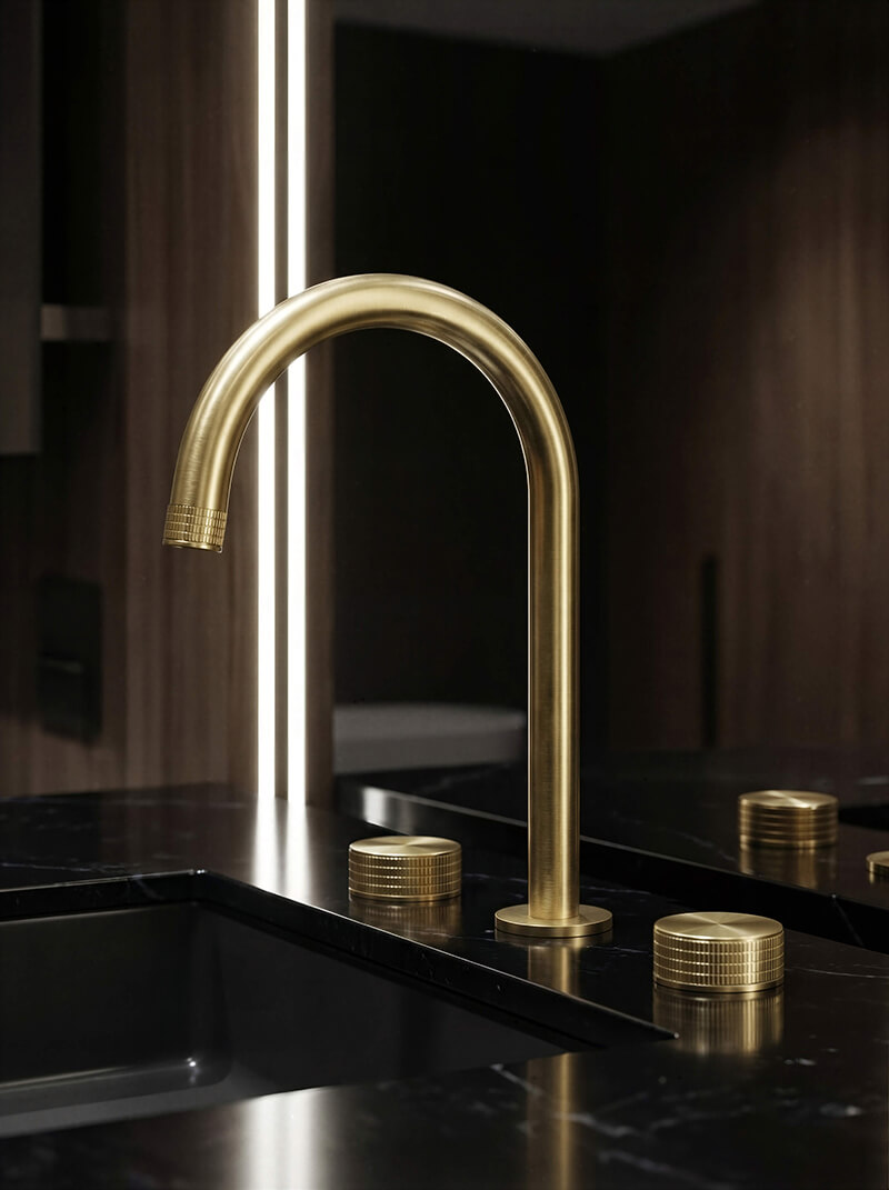 fournisseur de quincaillerie de plomberie commerciale pour mitigeurs de lavabo en acier inoxydable 304 sans plomb