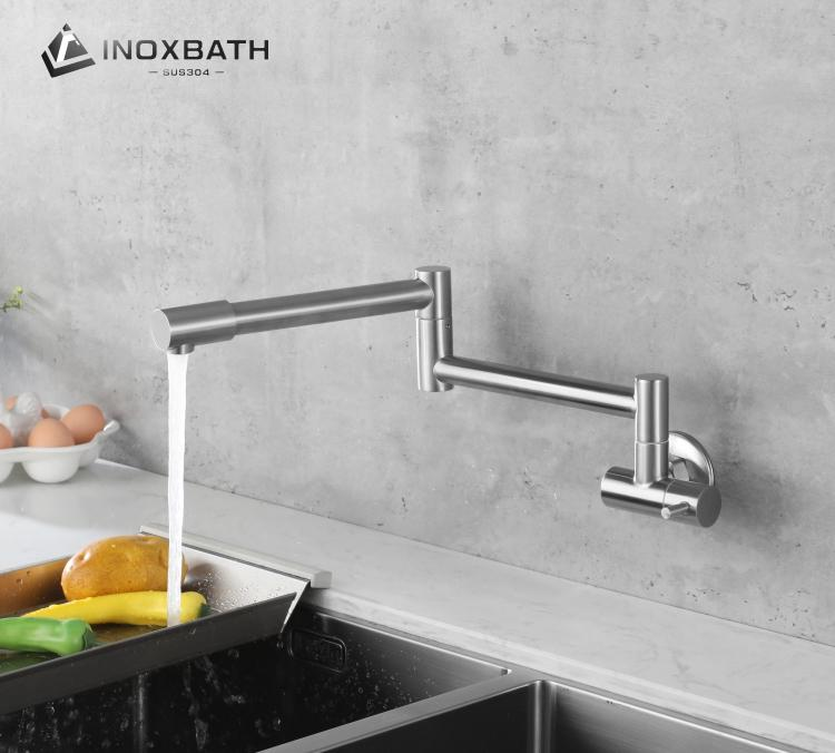 robinet articulé pliable, test d'étanchéité hydrostatique, contrôle qualité INOXBATH.png