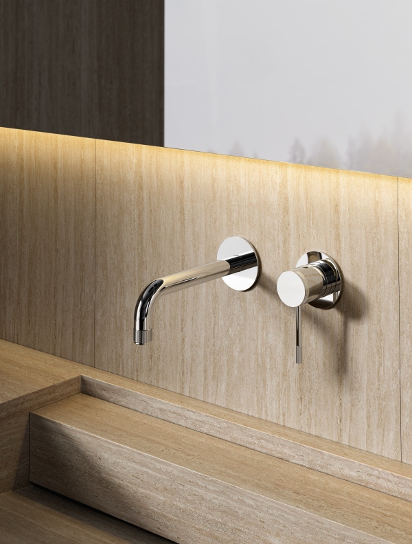 sus 304 stainless steel single hole basin faucet touchless infrared sensor design INOXBATH.jpg