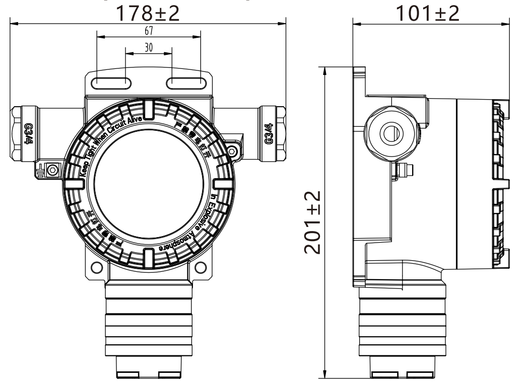 Схема установки (размер: мм)