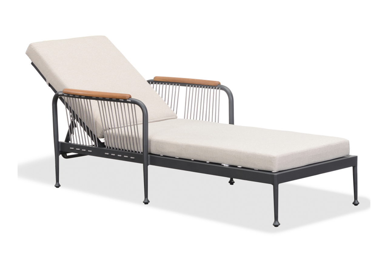 Augusta sunlounger, sunbed, chaise, Alumnium, Weatherproof,  poolside, relax