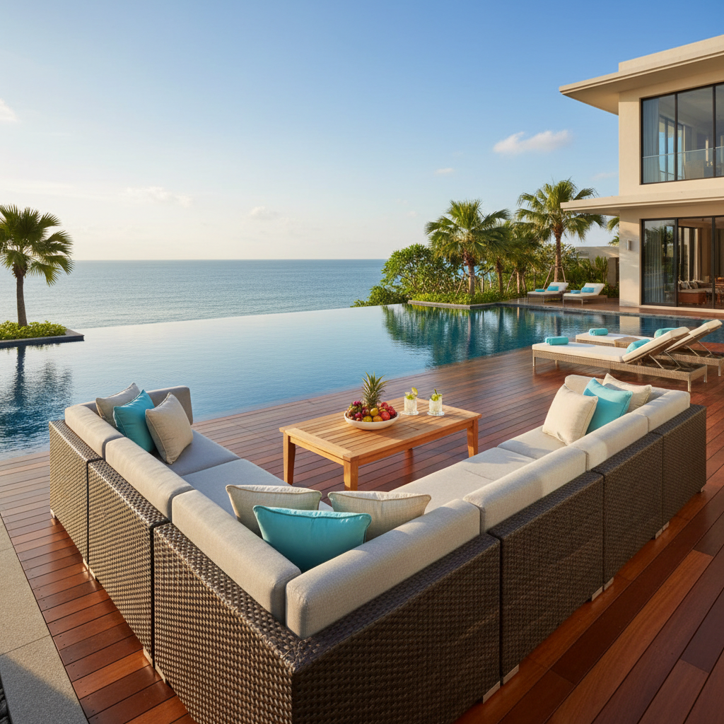 Sofa Set For Poolside & Sun Deck