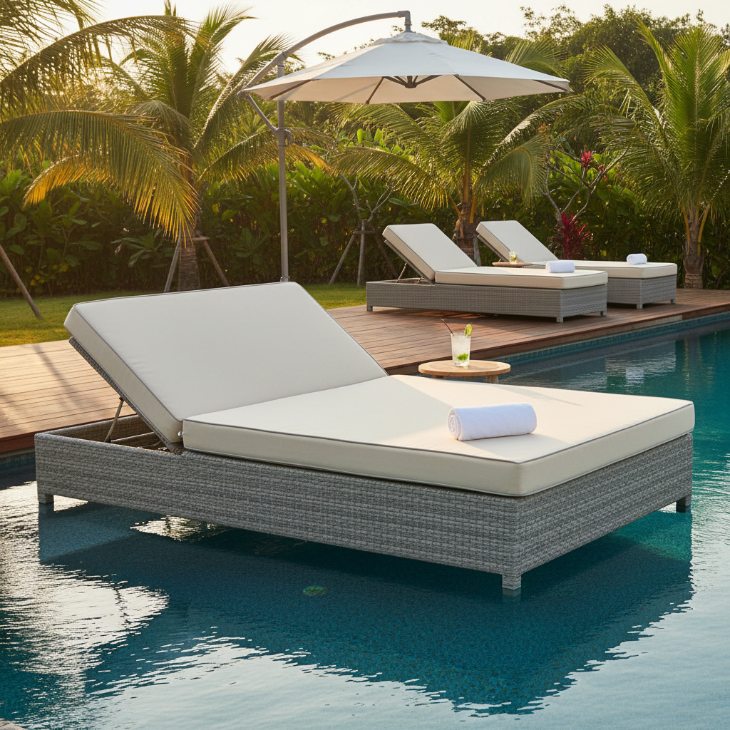 Sunbed For Poolside & Sun Deck
