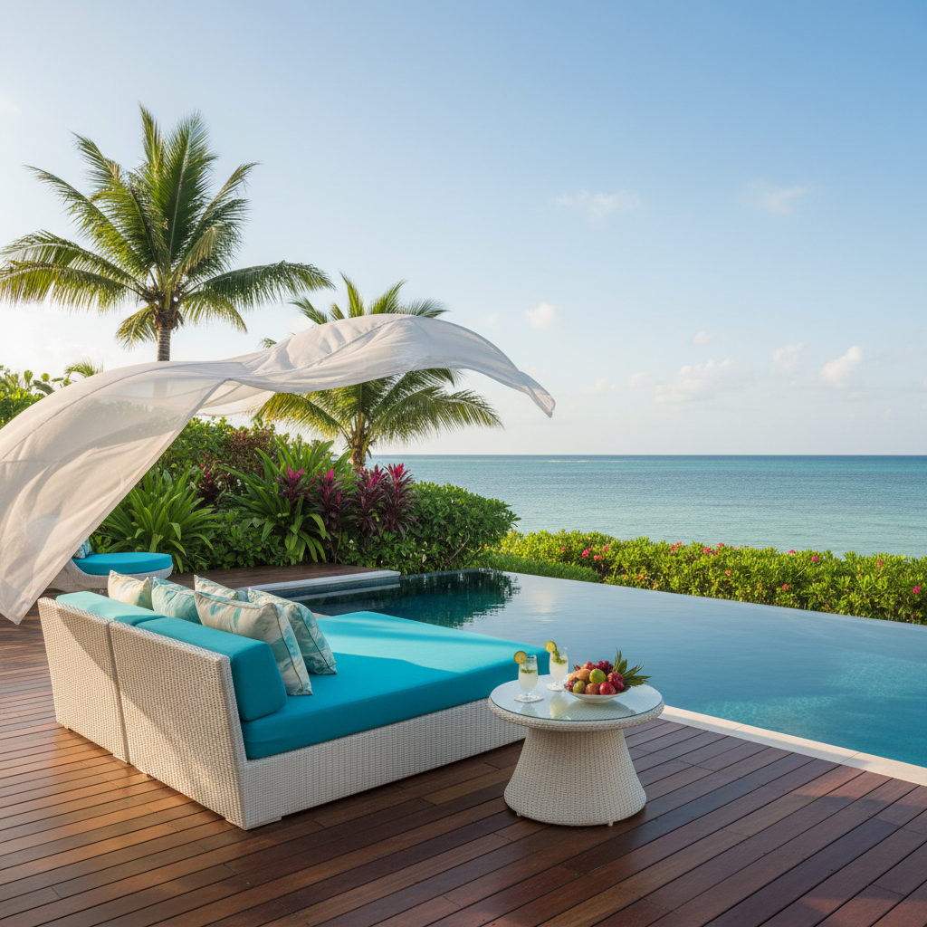Daybed For Poolside & Sun Deck