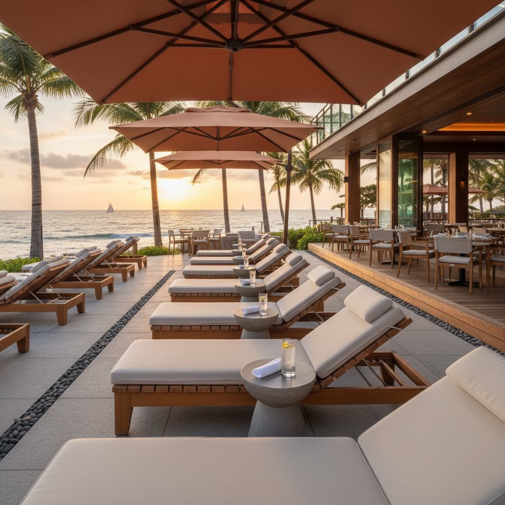 Sunlounger For Restaurants & Cafes
