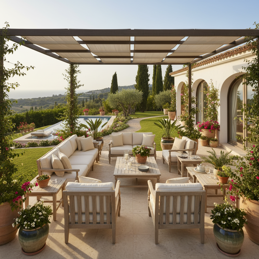 Garden Furniture For Private Villas & Gardens