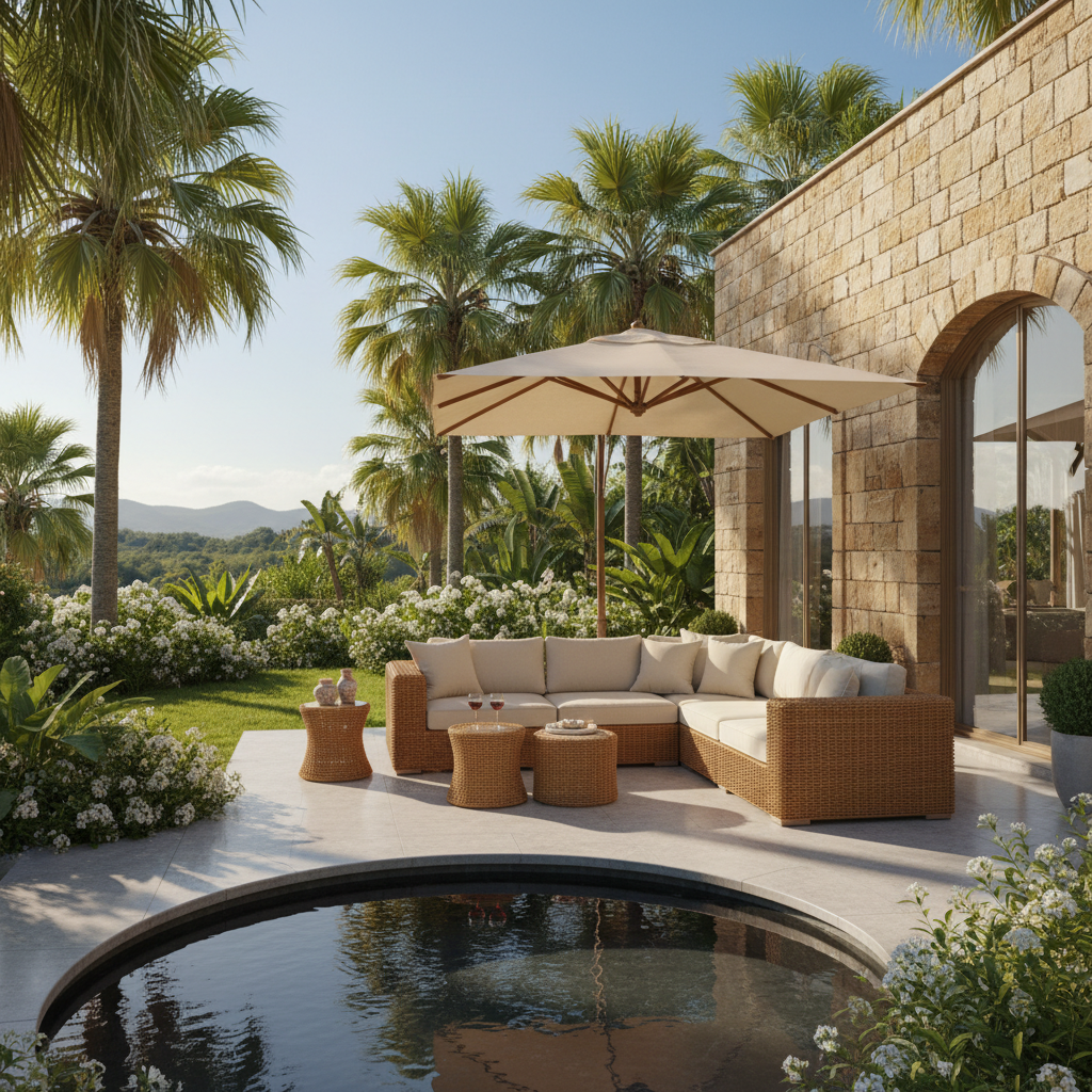 Corner Set For Private Villas & Gardens