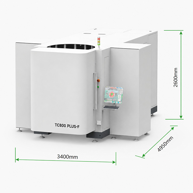 TC 800 PLUS-F size