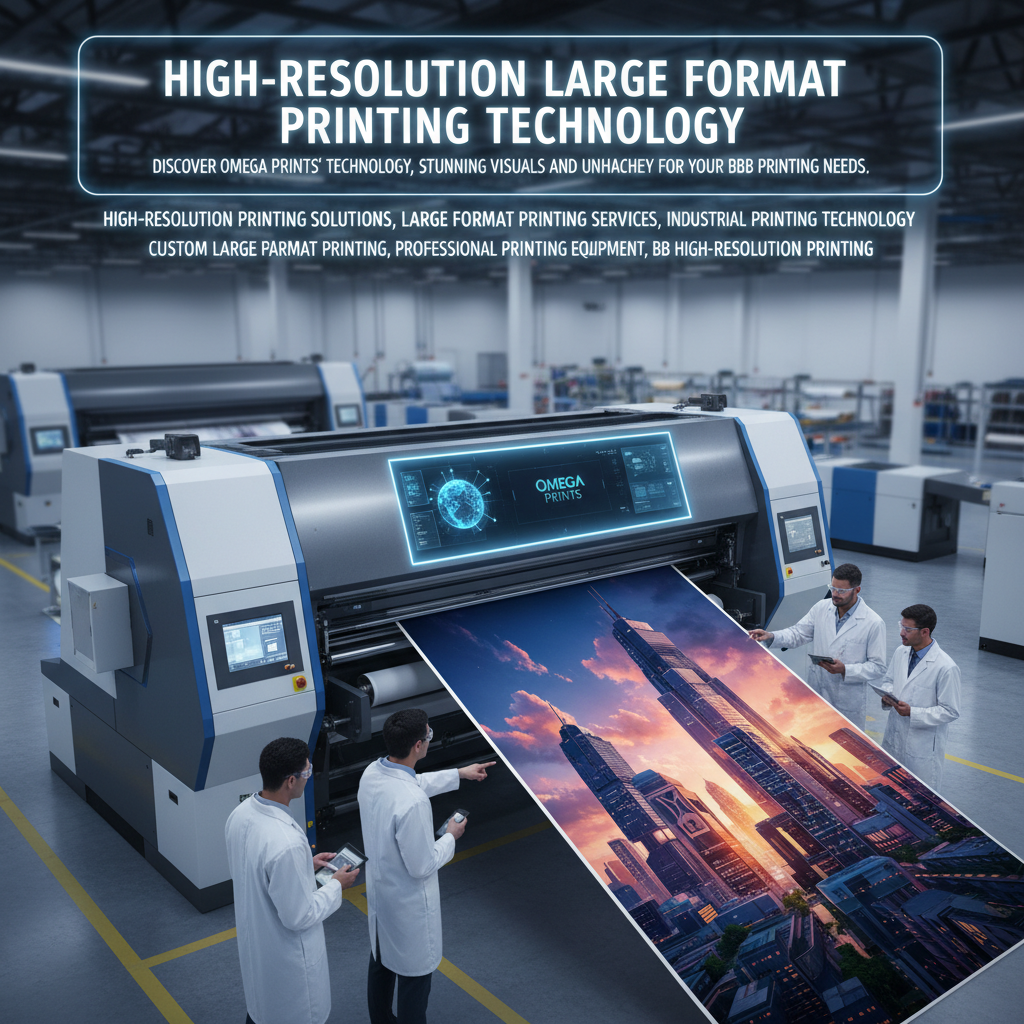 High-Resolution Large Format Printing Technology