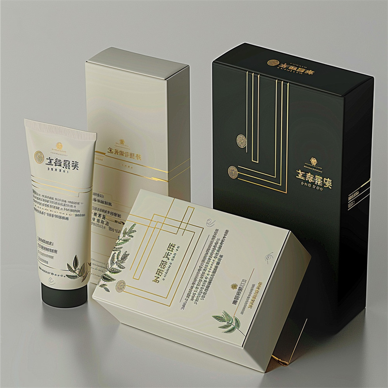 boîte d'emballage pour soins de la peau