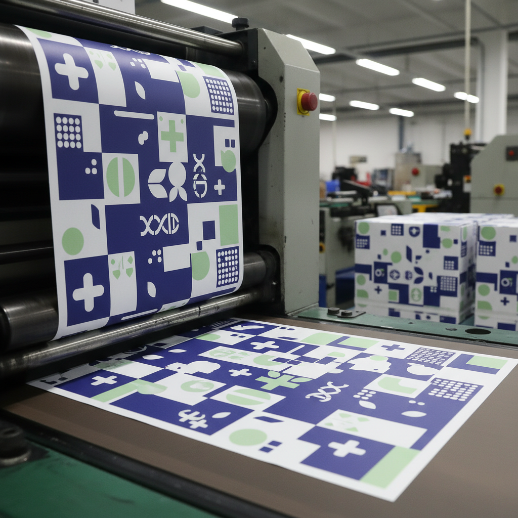Paper Box Printing For Health Care Product Packaging