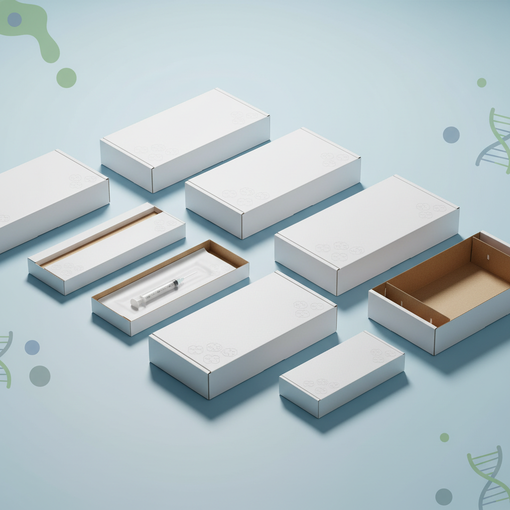 Flat Mailer Boxes For Health Care Product Packaging