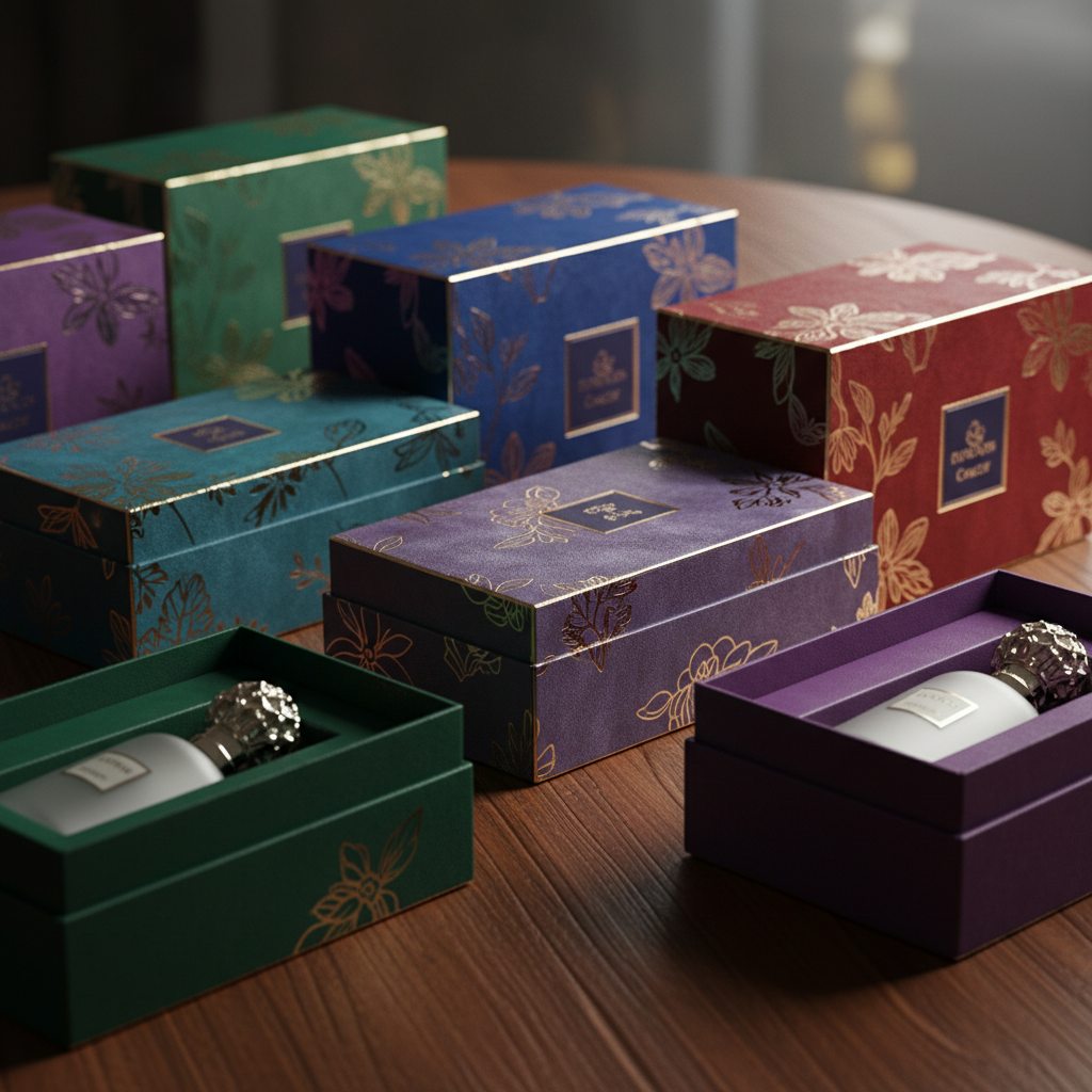 Printed Packaging Boxes For Fragrance And Perfume Packaging
