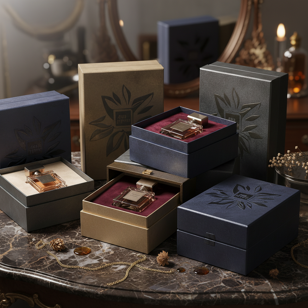 Magnetic Rigid Boxes For Fragrance And Perfume Packaging