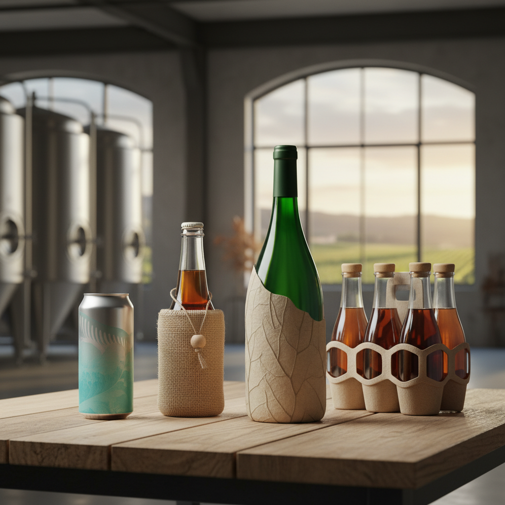 Brand Packaging For Wine And Beverage Industry