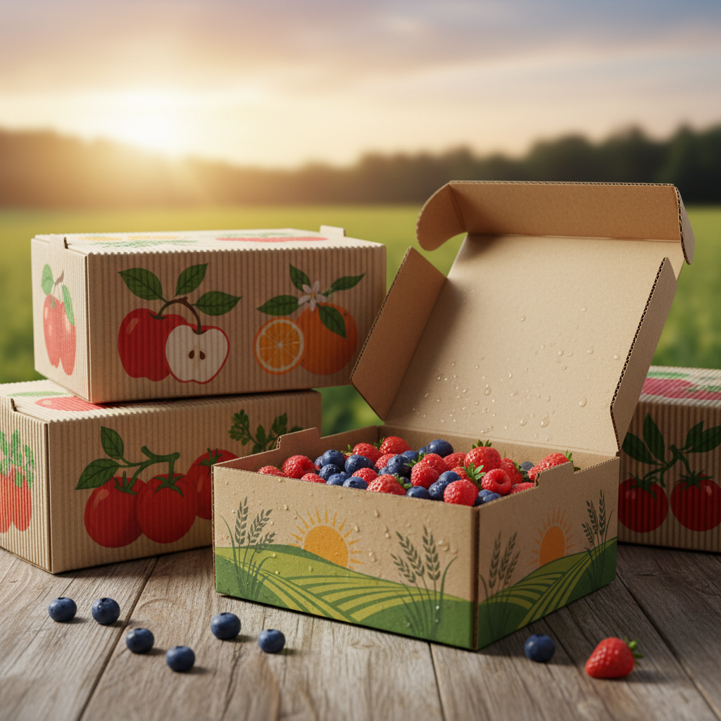 Paper Box Printing For Fresh Fruit And Agricultural Products