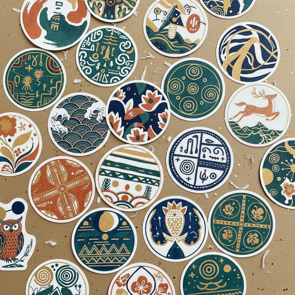 Package Stickers For Cultural And Creative Products