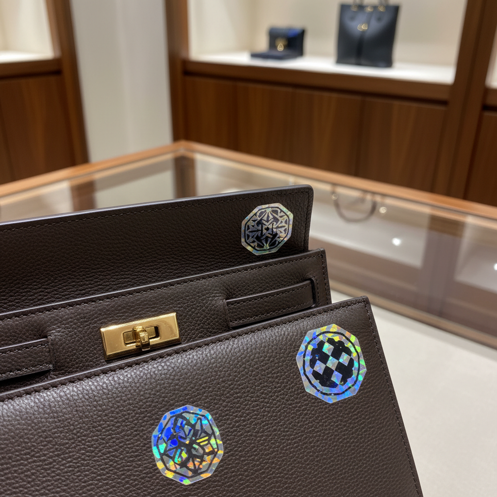 Security Hologram Stickers For High-End Leather Goods