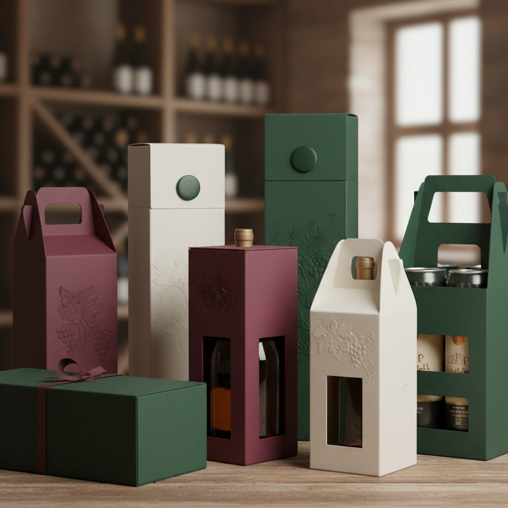 Printing Paper Box For Wine And Beverage Industry