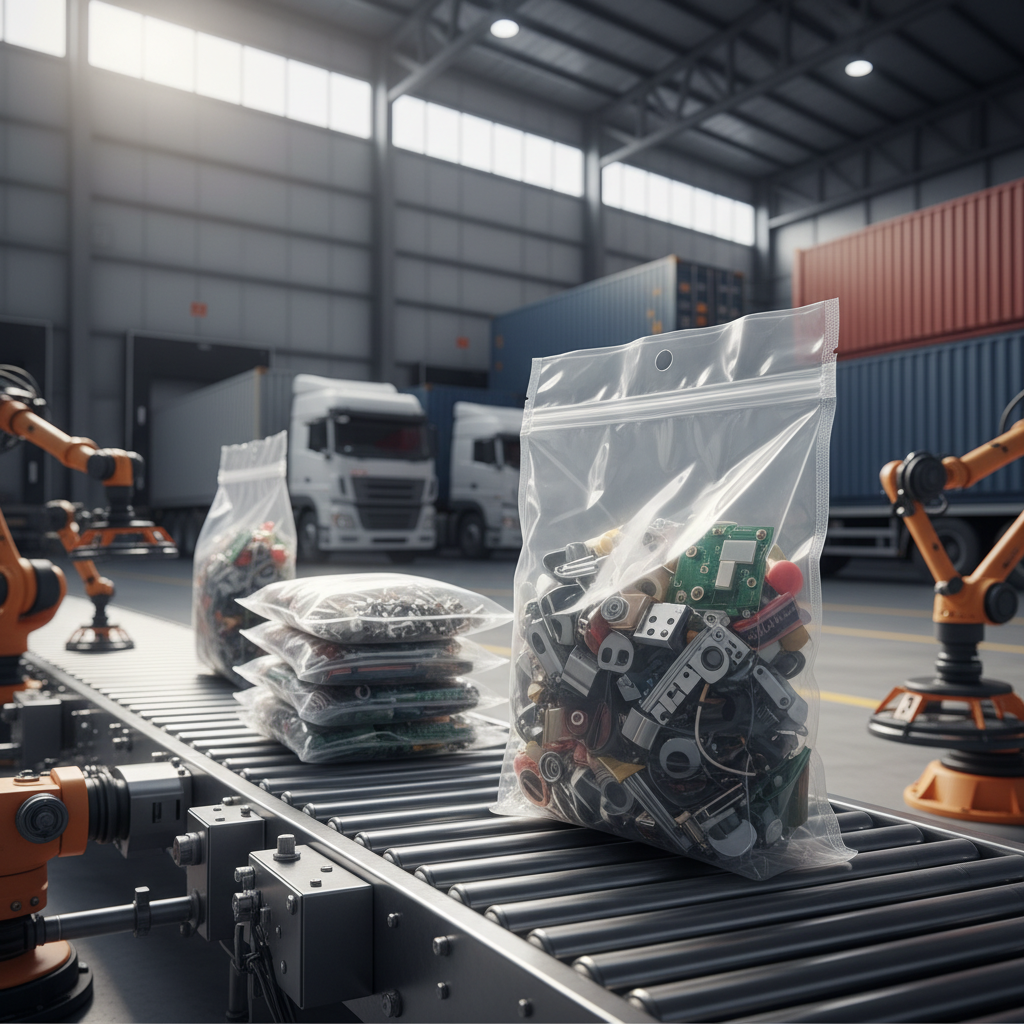 Clear Stand Up Pouch For Logistics And Transportation