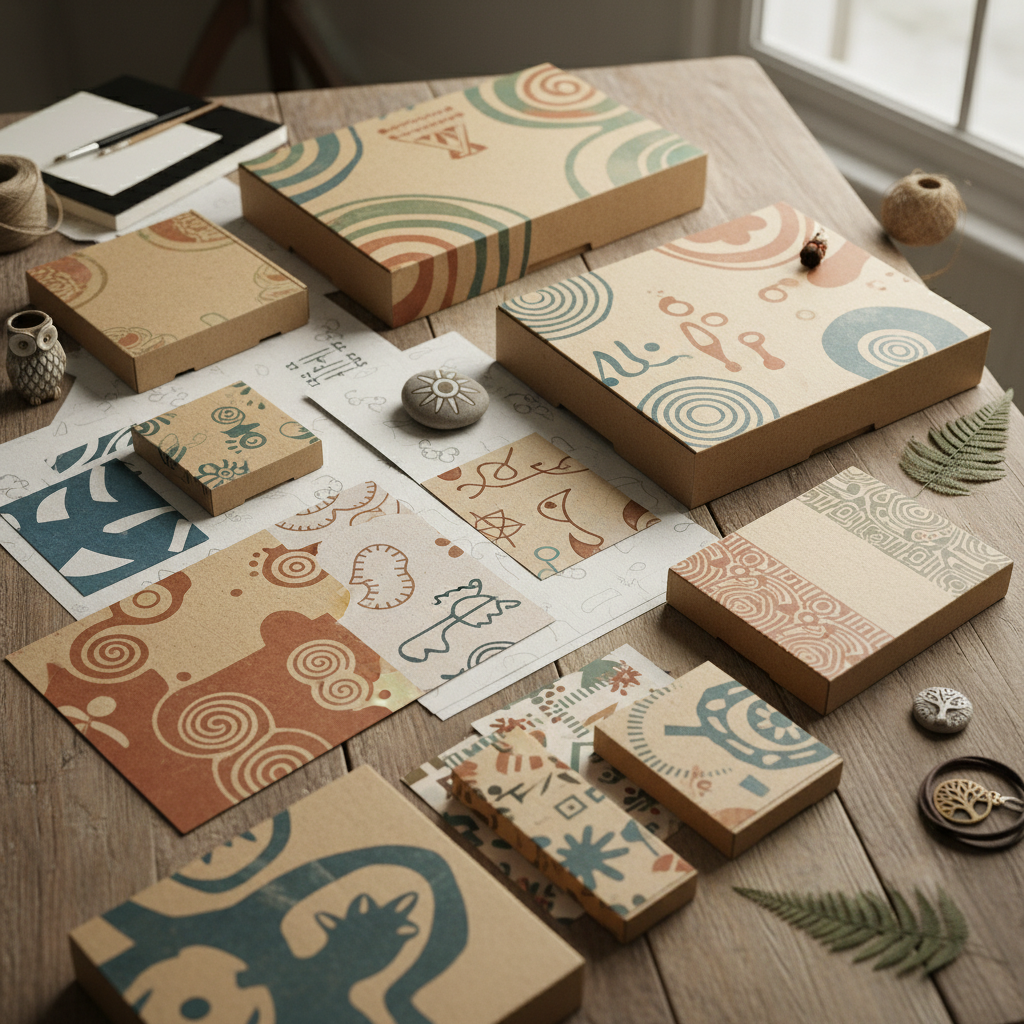 Flat Mailer Boxes For Cultural And Creative Products