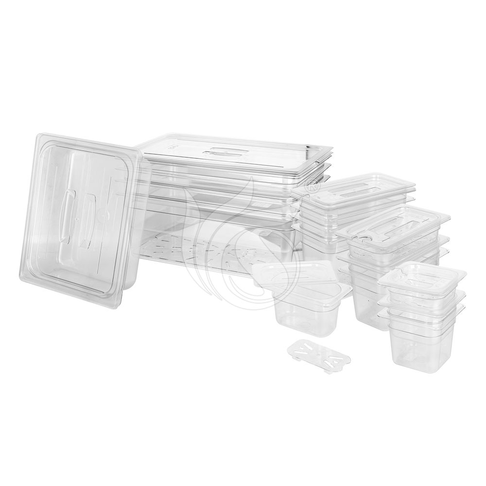 1/1 1/2 1/3 1/4 1/6 1/9 2/3 Gn Pan PC Gastronorm Containers