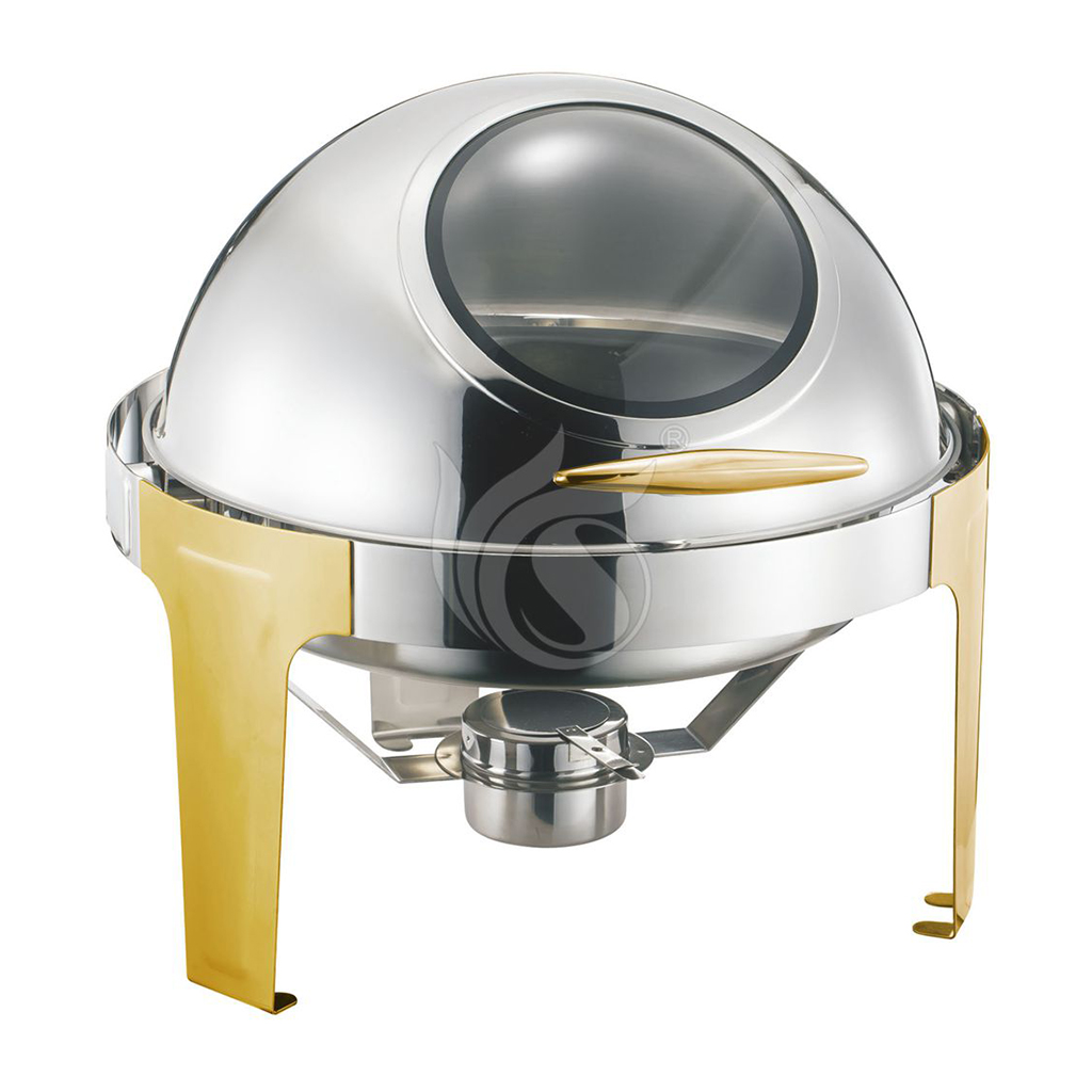 Round Roll Top Chafing Dish Series