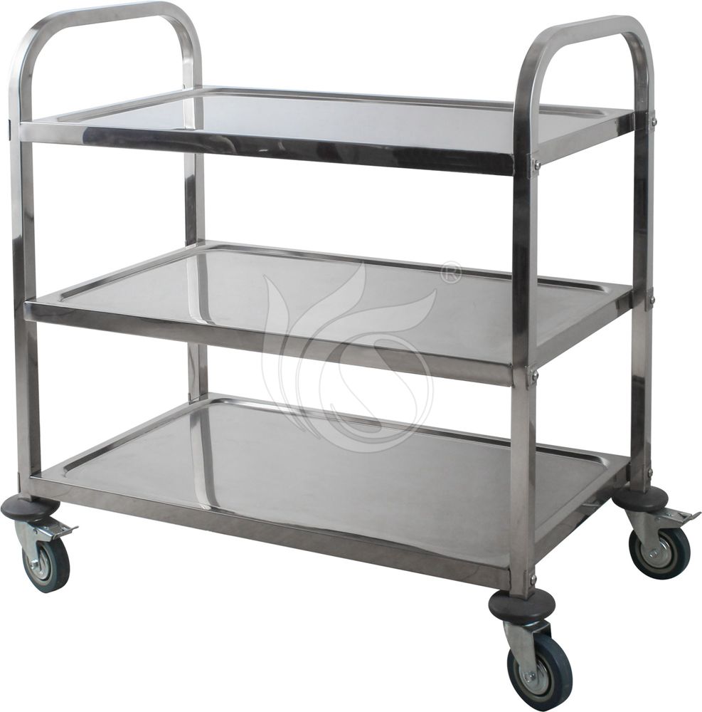 Stainless Steel Service Trolley