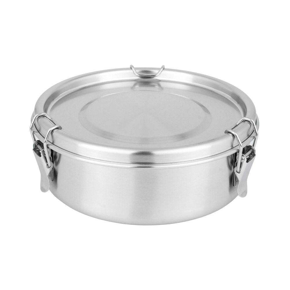 Round Stainless Steel Lunch Box