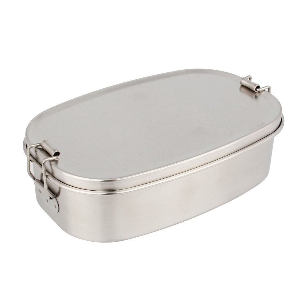 stainless steel lunch box with buckle