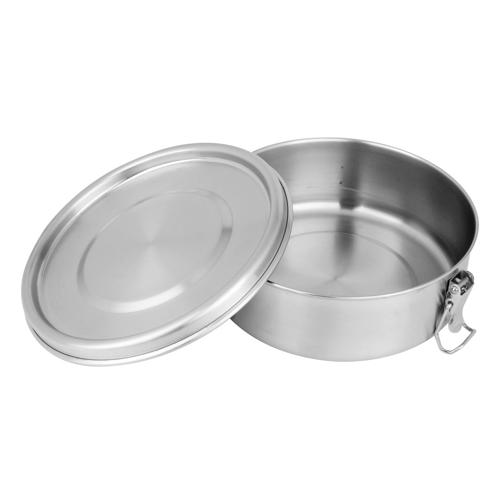 Round Stainless Steel Lunch Box