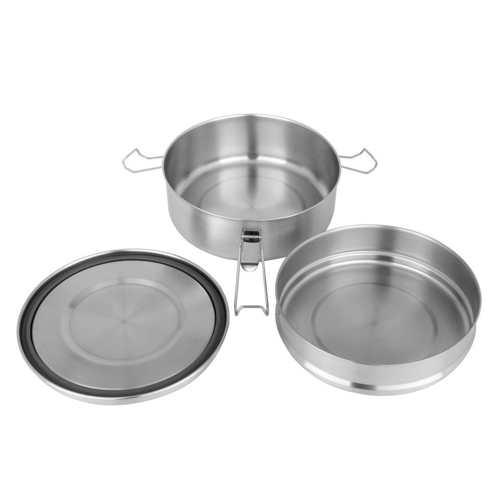 2 Layer Round Lunch Box