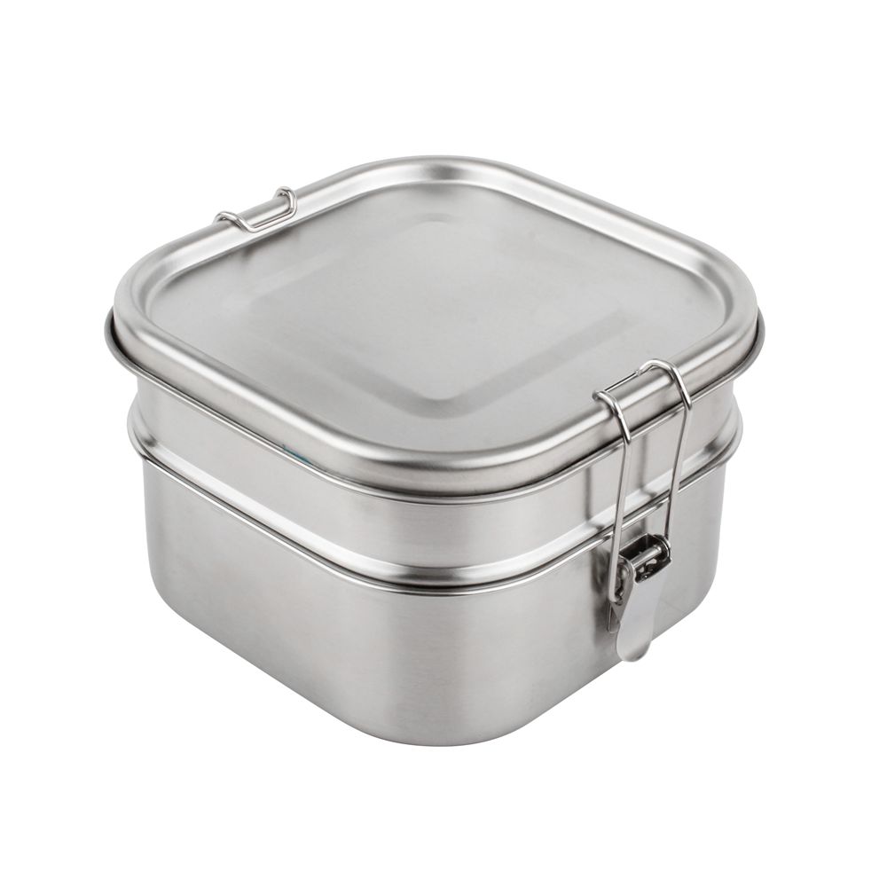 2 Layer Square Lunch Box