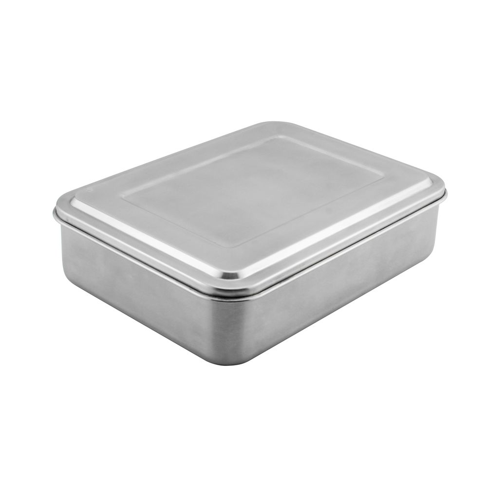 Large Square Stainless Steel Bento Lu...