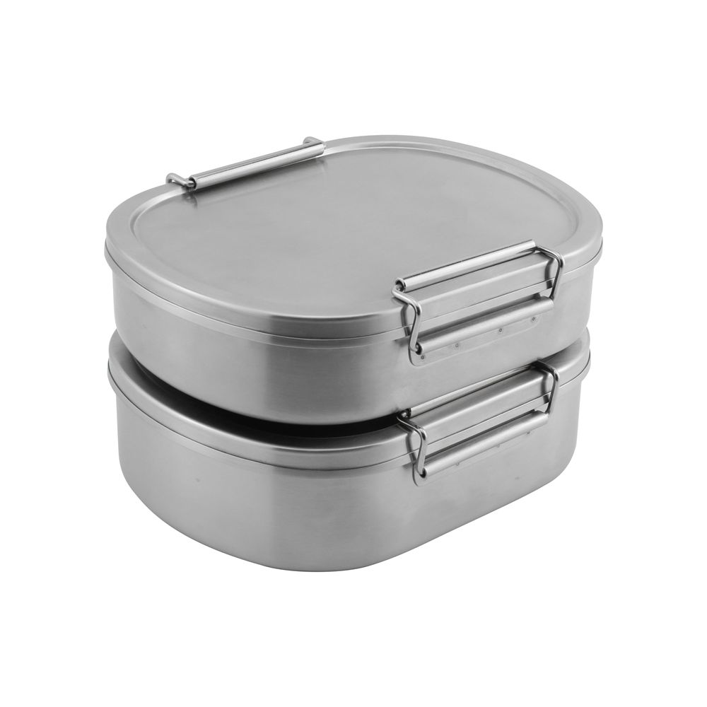 New Style Oval Stainless Steel Lunch Box