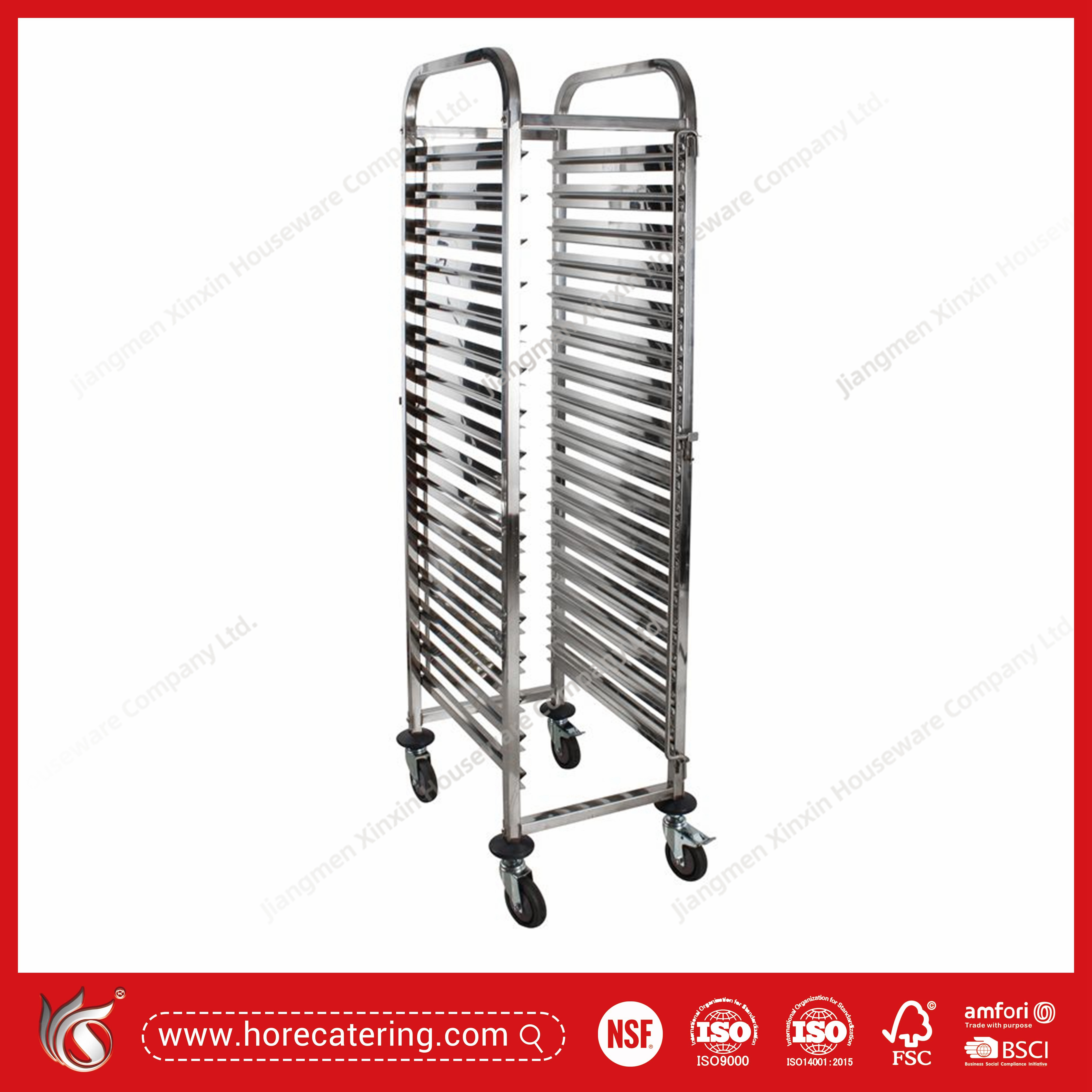 Carrello portapadelle GN in acciaio inox 1...