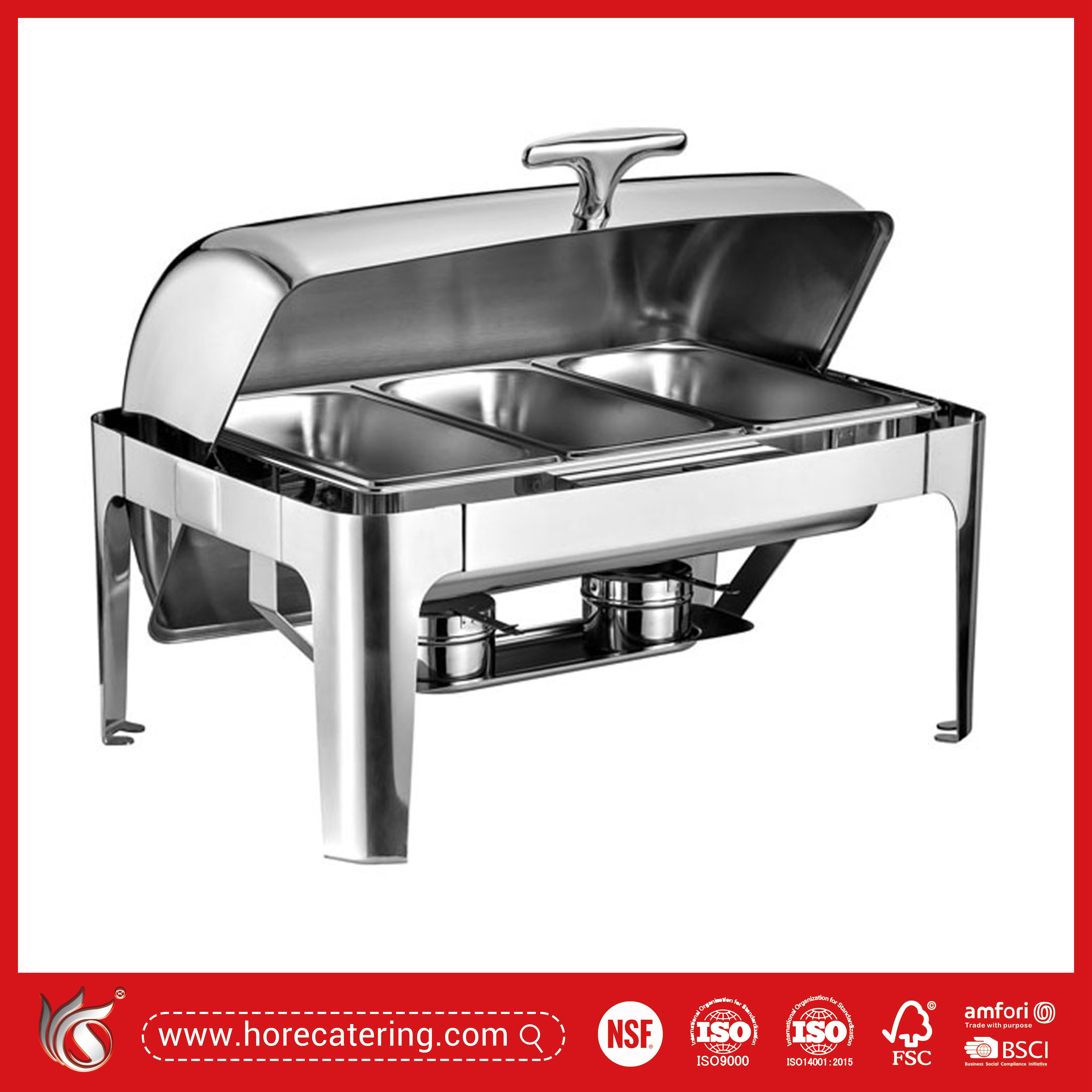 Kifuniko cha pua cha 9L Rectangular Roll-Top ...