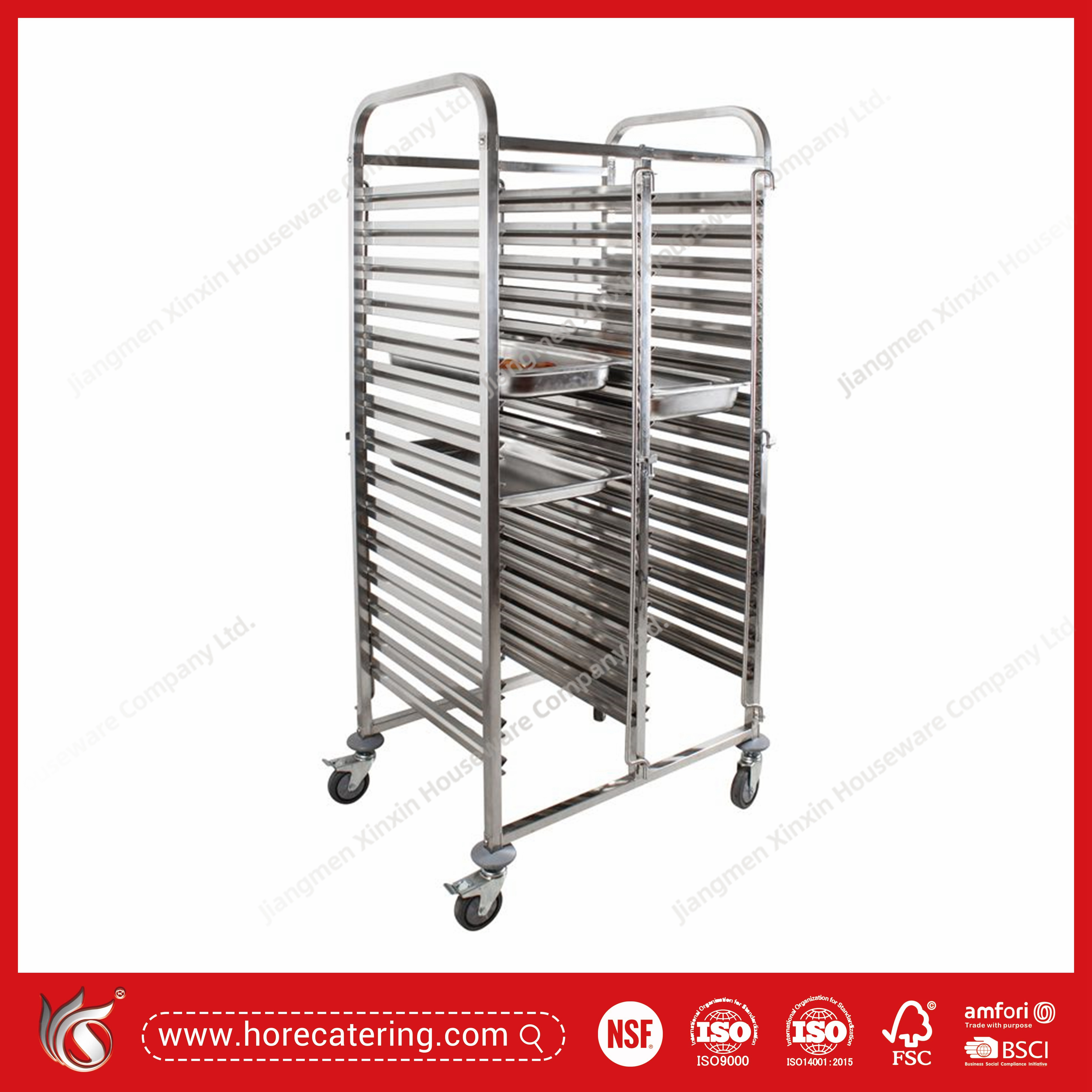 Carrello portapadelle GN in acciaio inox 1...
