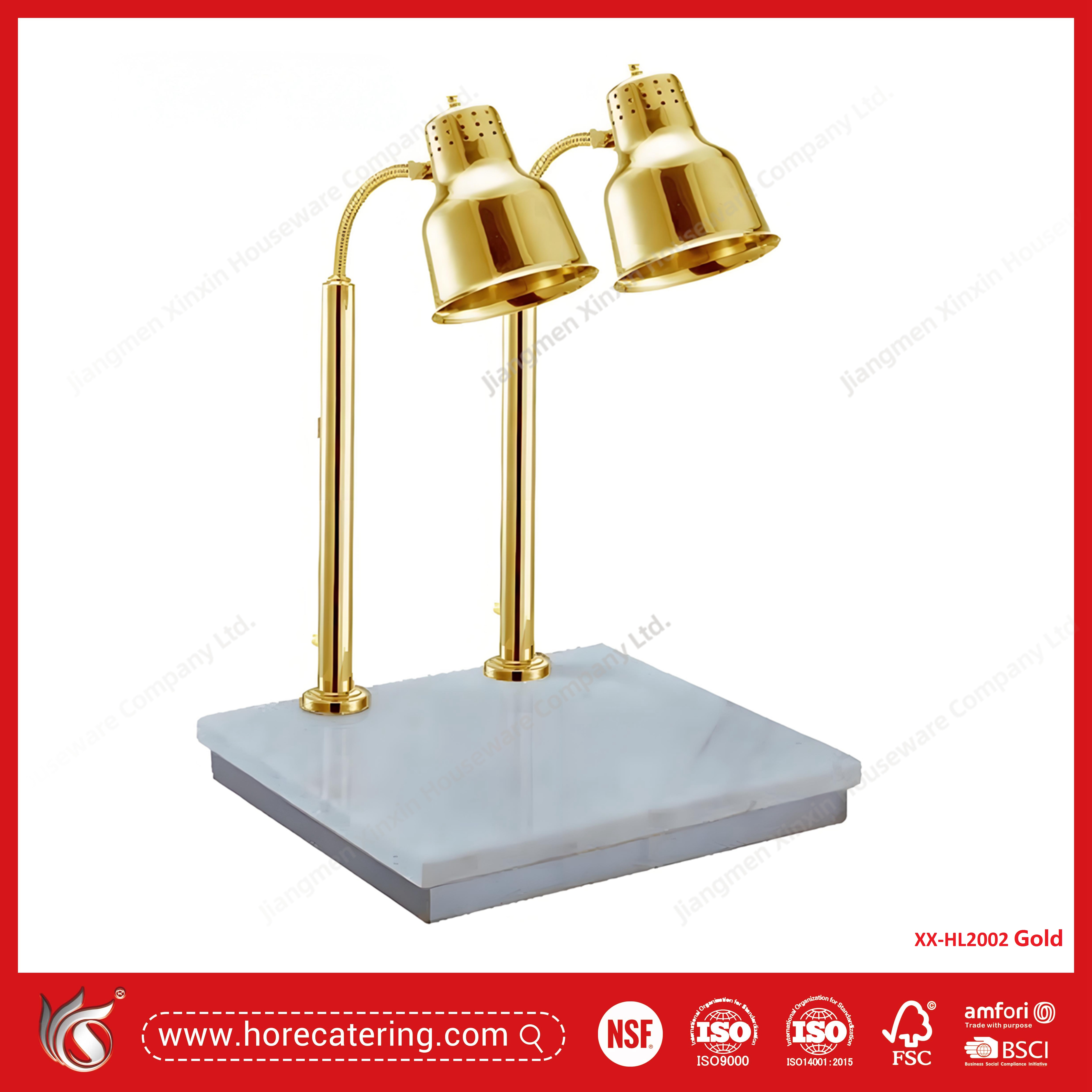 Lưỡi dao hai đầu mạ vàng dùng để hâm nóng thức ăn...