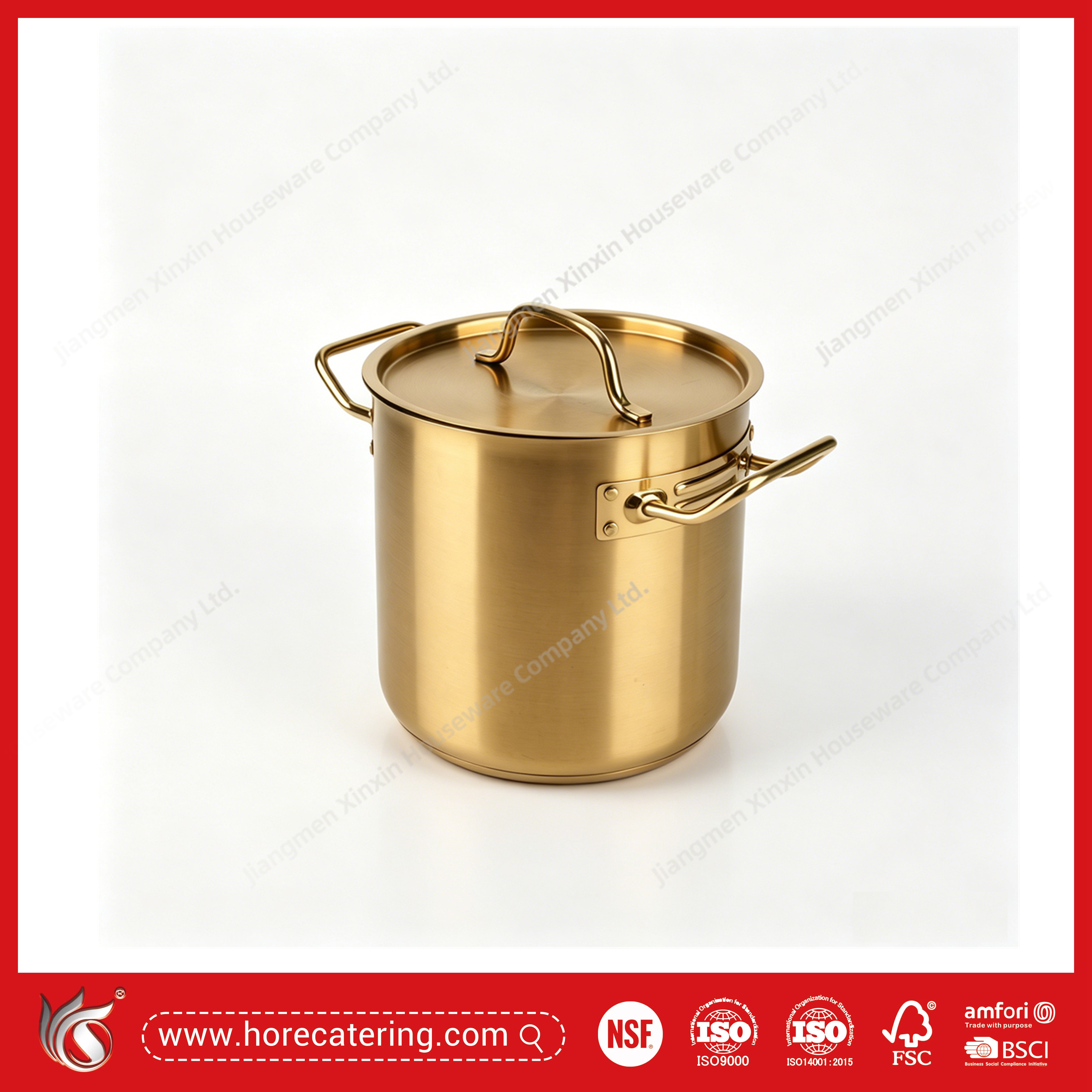 Nồi nấu canh bằng thép không gỉ mạ PVD...
