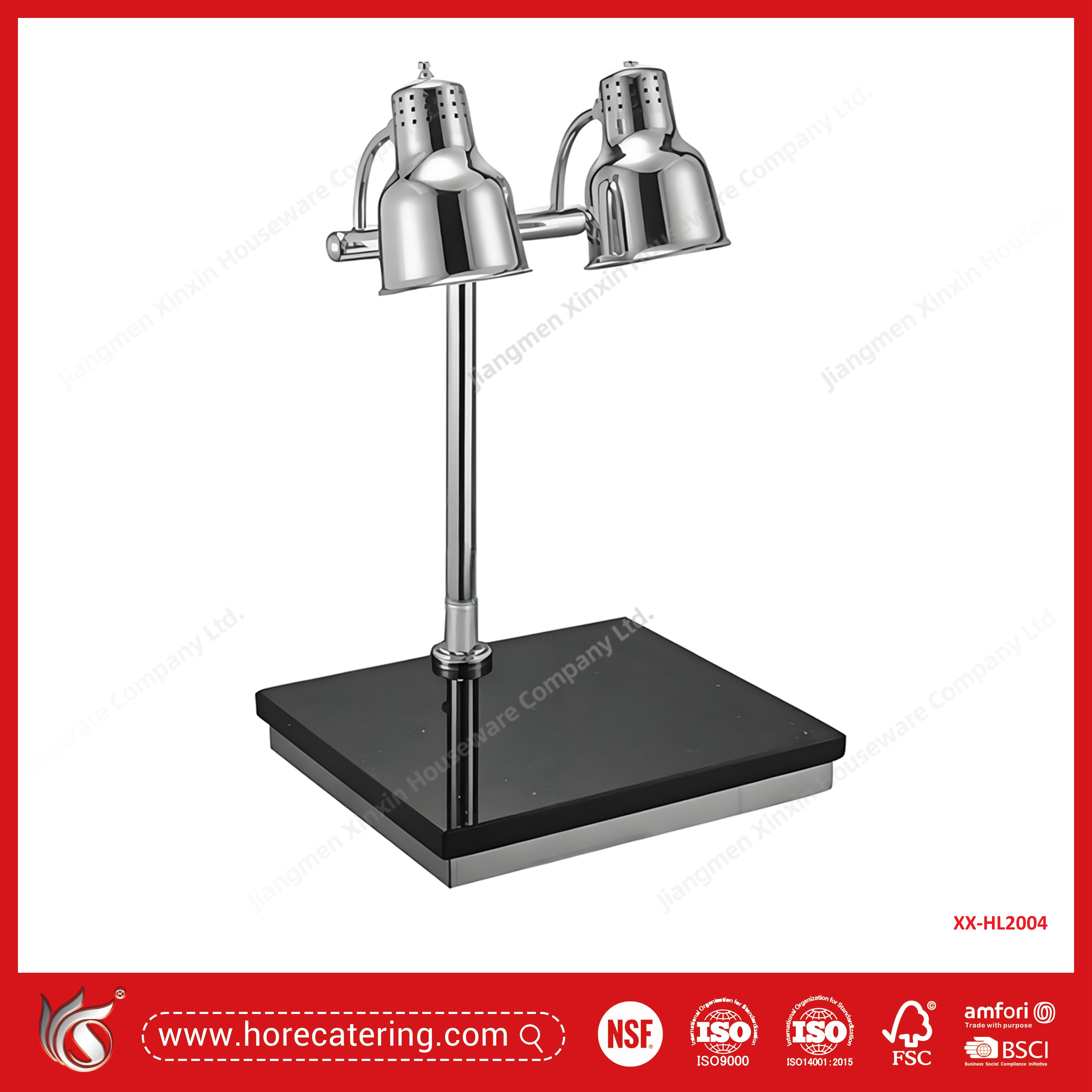 Bếp hâm nóng thực phẩm thương mại cao cấp hai đèn...