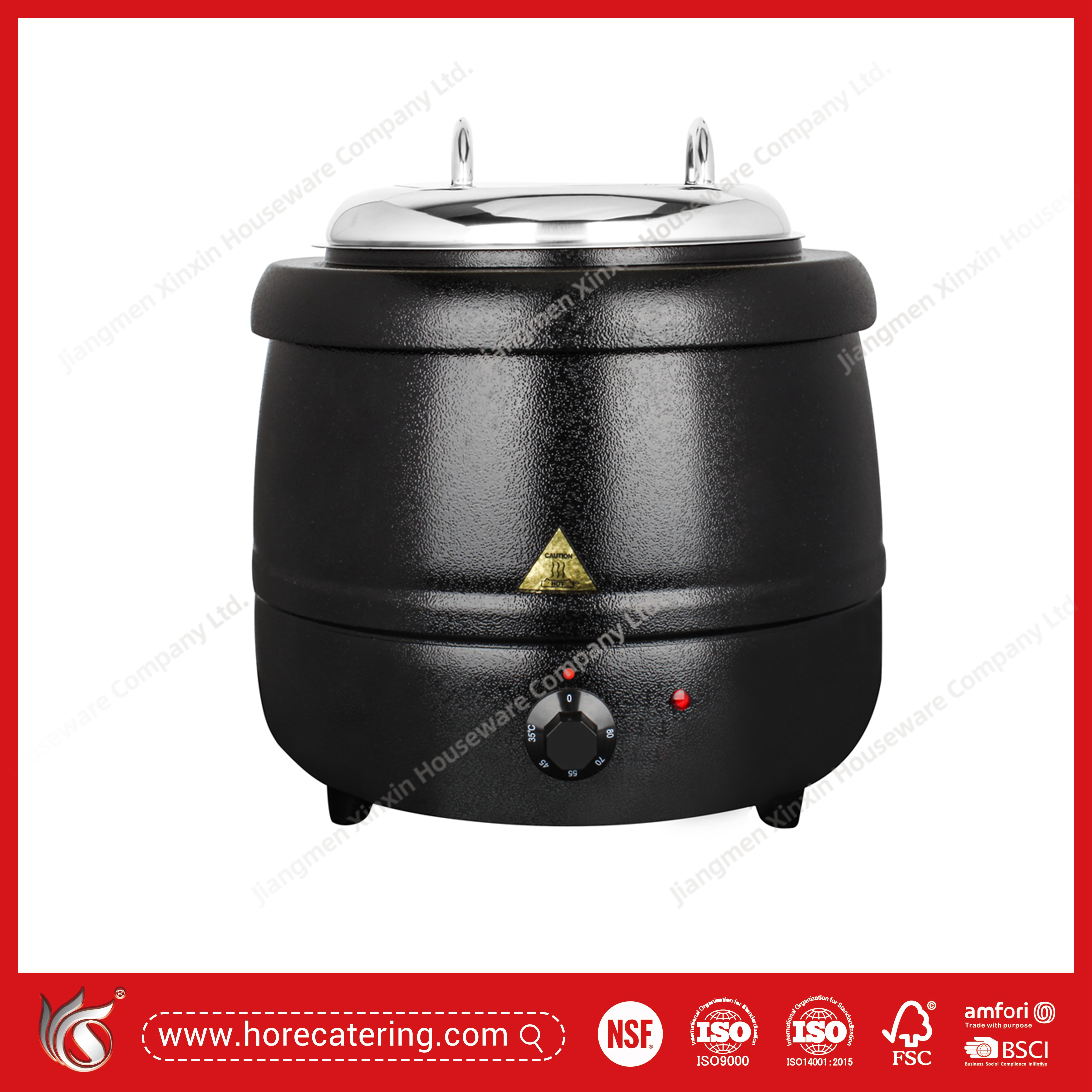 Ấm hâm súp điện màu đen 13L...