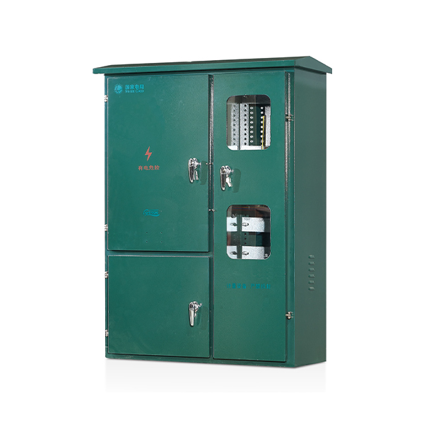 Stainless steel three-phase two-position electric energy metering box (ground-standing transformer type)